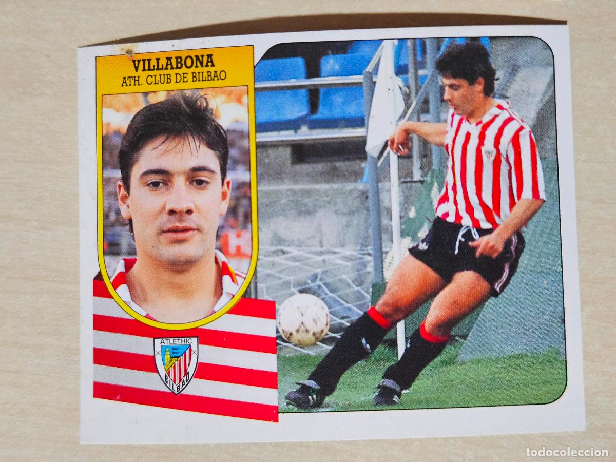 Cartes &agrave; collectionner de Football: ESTE 91 92 - VILLABONA - ATHLETIC DE BILBAO - CROMO RECUPERADO