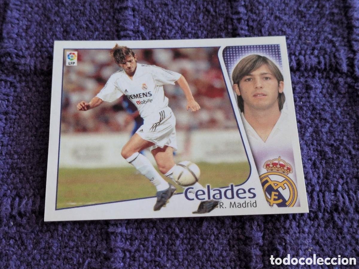 Figurine di Calcio: Ediciones este 04/05 coloca celades Real Madrid liga 2004/2005 sin pegar. NUEVO