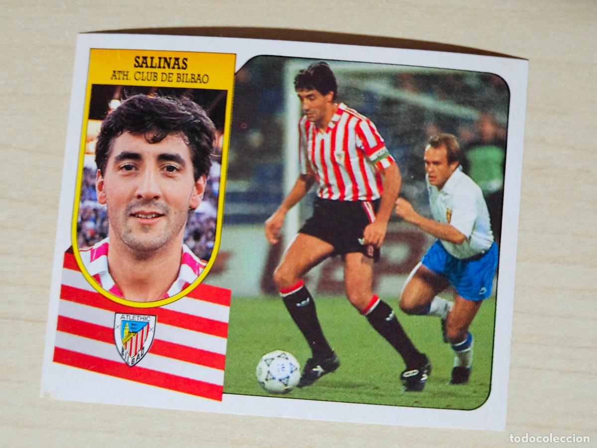 Cromos de Futebol: ESTE 91 92 - SALINAS - ATHLETIC DE BILBAO - CROMO RECUPERADO