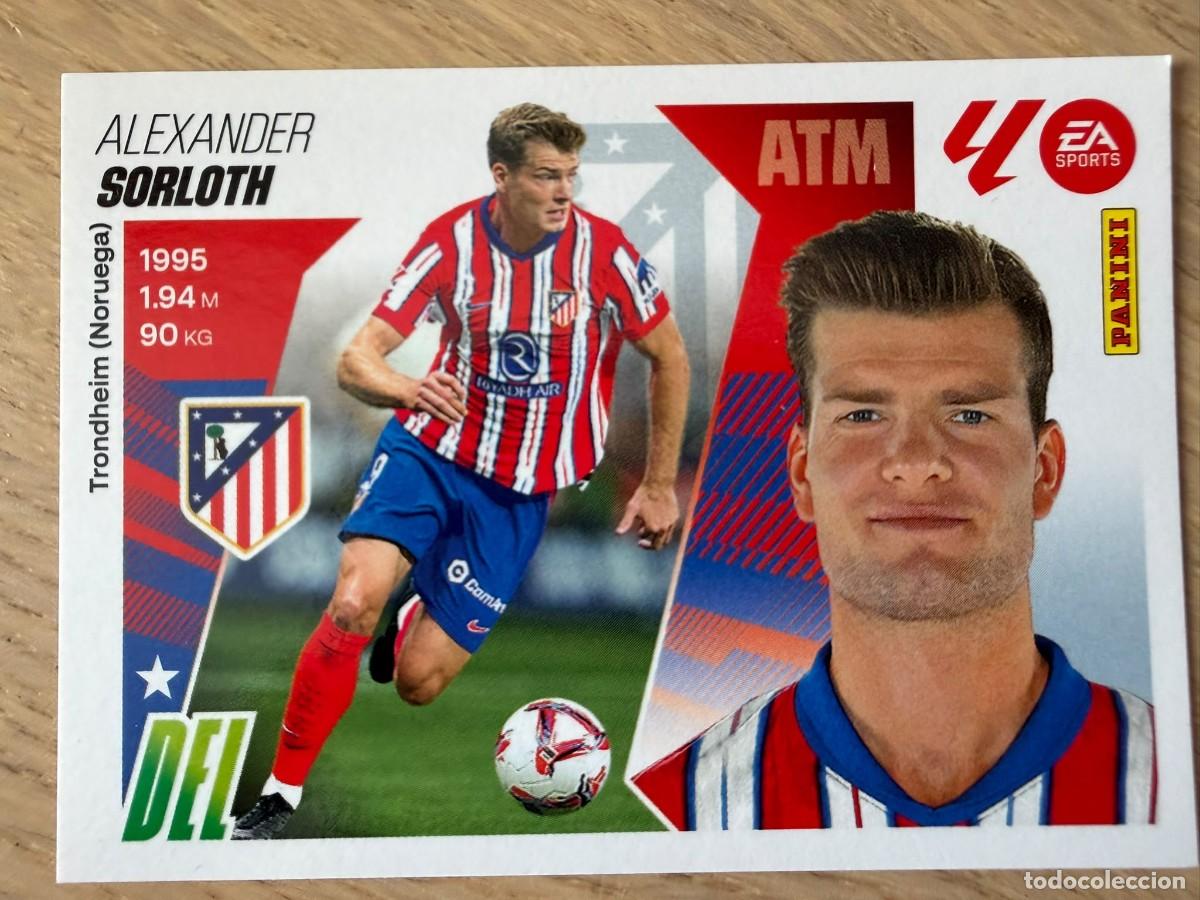 Cromos de Futebol: 20 SORLOTH ATLETICO MADRID 25 26 2025 2026 LIGA EA SPORTS COLECCIONES ESTE SIN PEGAR STICKER
