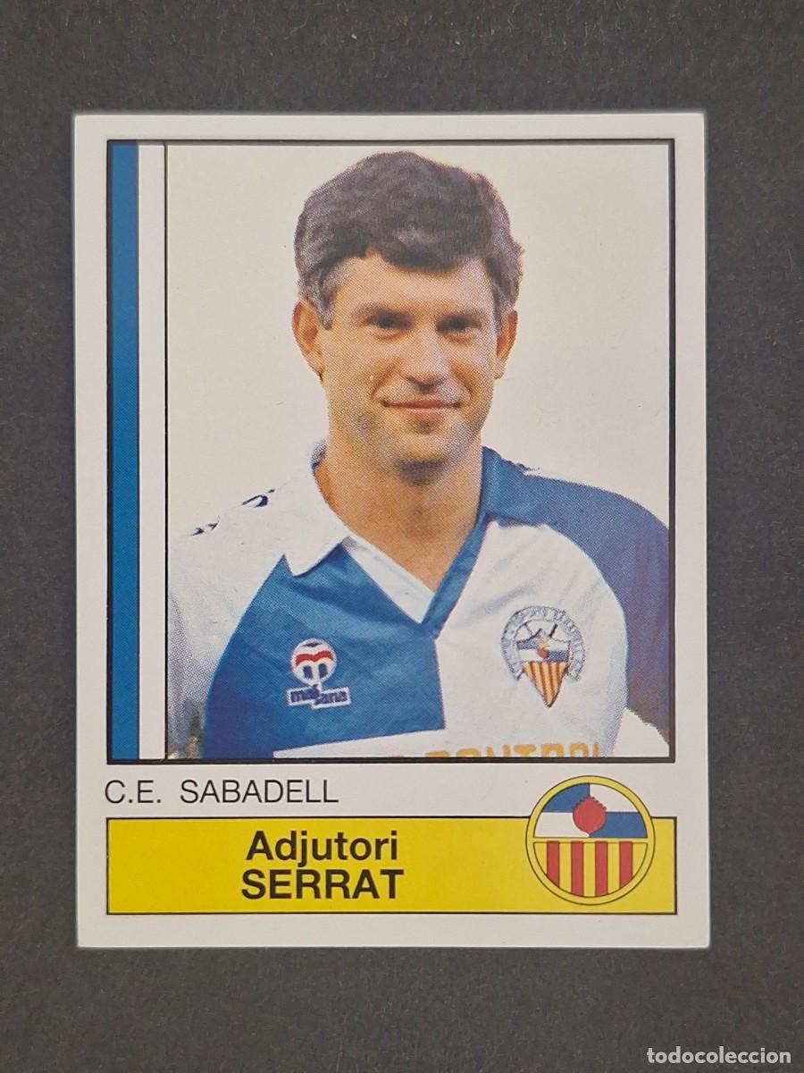 Cromos de f&uacute;tbol: L1 SERRAT C. E. SABADELL 215 PANINI FUTBOL 87 86 87 NUNCA PEGADO SIN PEGAR