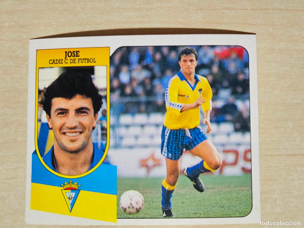 Cromos de Futebol: ESTE 91 92 - JOSE - CADIZ - CROMO RECUPERADO
