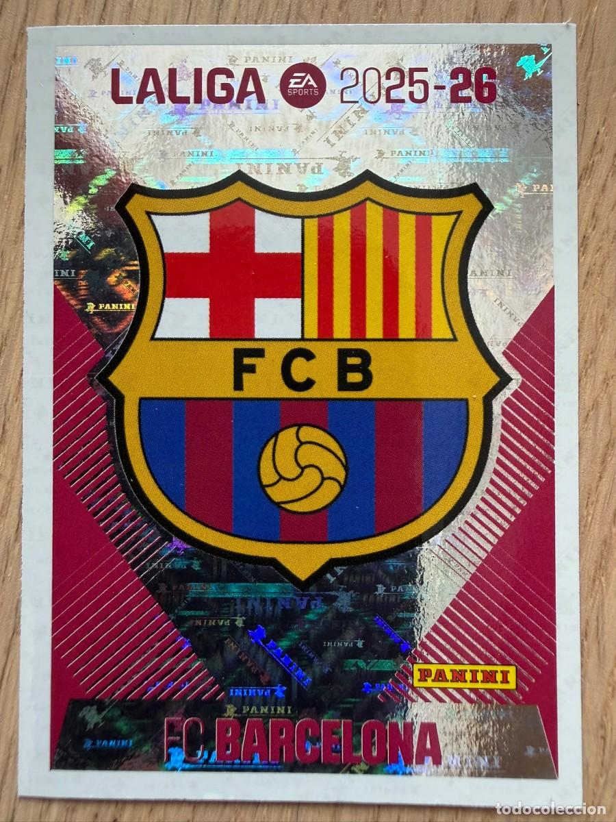 Cromos de Futebol: 1 ESCUDO BARCELONA 25 26 2025 2026 LIGA EA SPORTS COLECCIONES ESTE SIN PEGAR STICKER