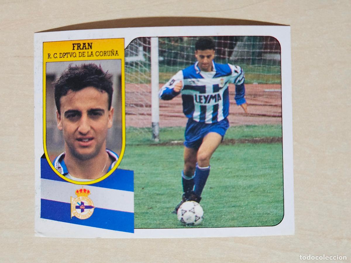 Figurine di Calcio: ESTE 91 92 - FRAN - DEPORTIVO DE LA CORU&Ntilde;A - CROMO RECUPERADO
