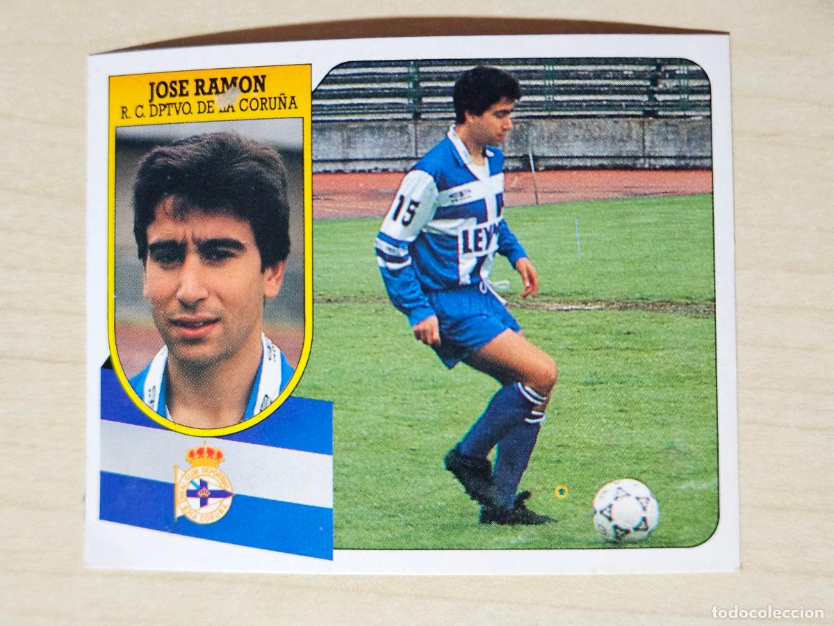 Figurine di Calcio: ESTE 91 92 - JOSE RAMON - DEPORTIVO DE LA CORU&Ntilde;A - CROMO RECUPERADO