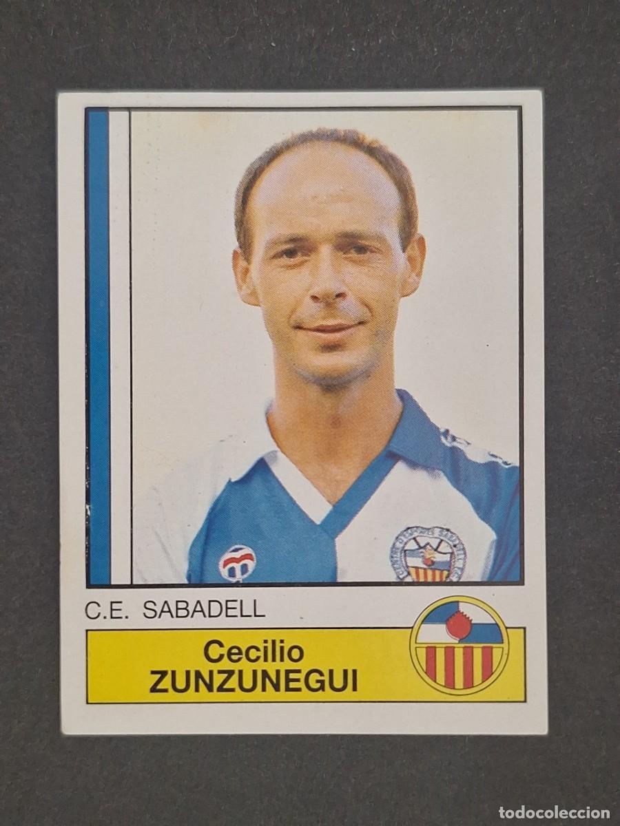 Fu&szlig;ball-Sticker: L1 ZUNZUNEGUI C. E. SABADELL 220 PANINI FUTBOL 87 86 87 NUNCA PEGADO SIN PEGAR
