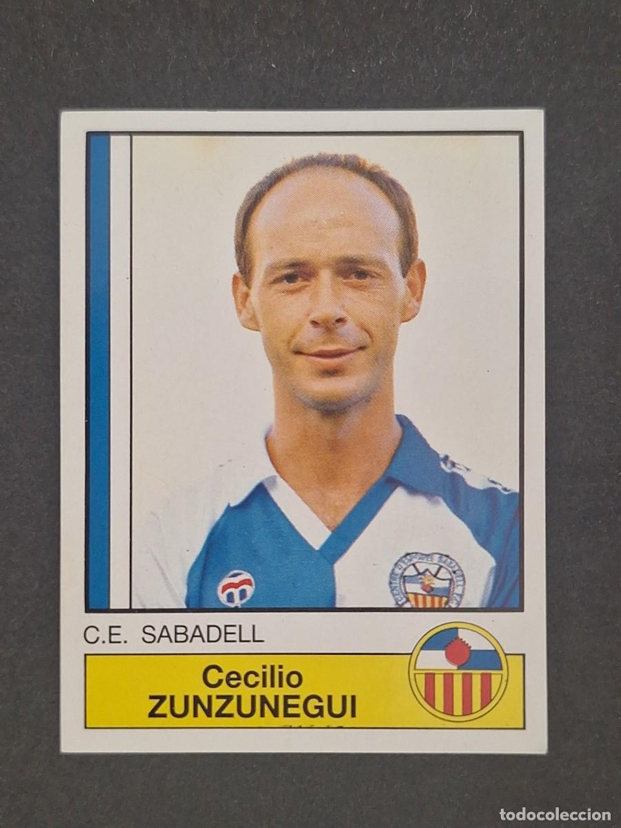 Fu&szlig;ball-Sticker: L1 ZUNZUNEGUI C. E. SABADELL 220 PANINI FUTBOL 87 86 87 NUNCA PEGADO SIN PEGAR
