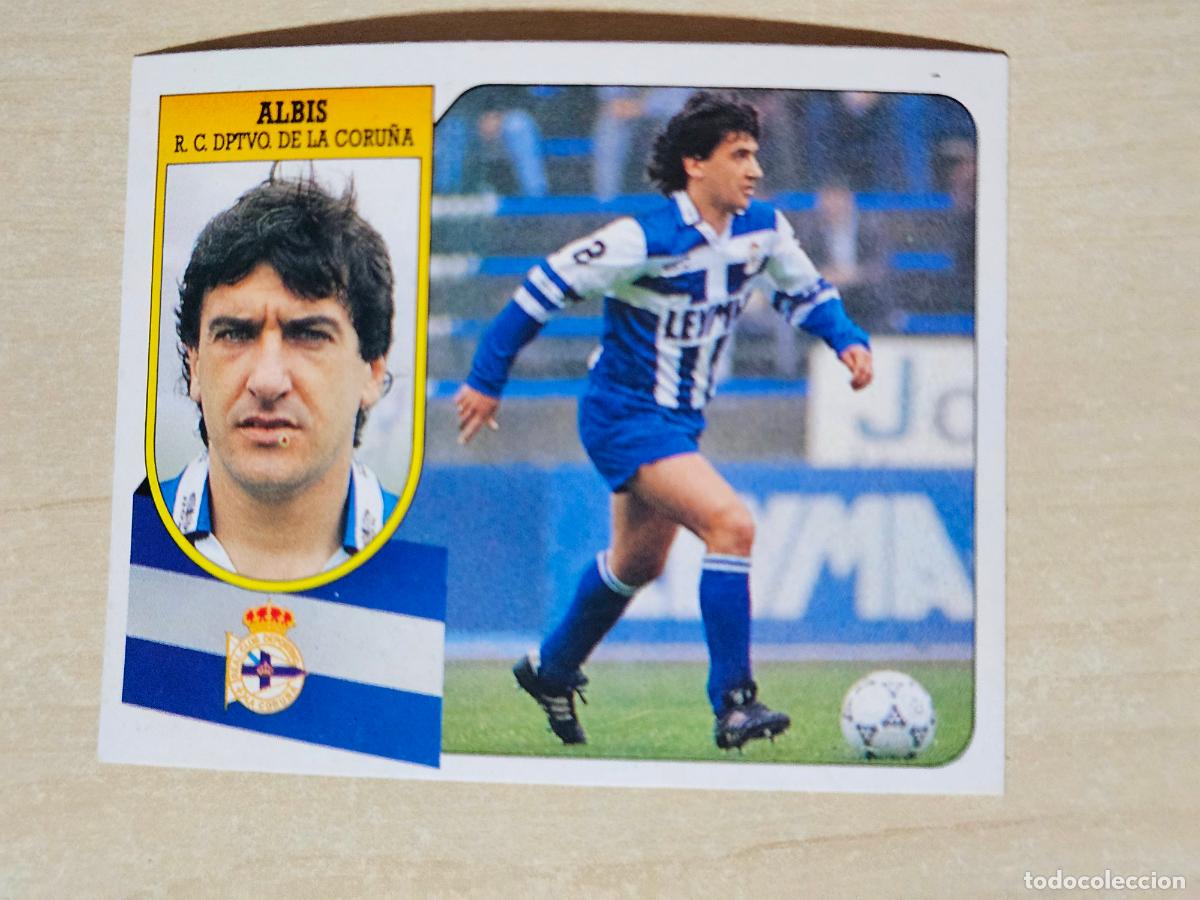 Fu&szlig;ball-Sticker: ESTE 91 92 - ALBIS - DEPORTIVO DE LA CORU&Ntilde;A - CROMO RECUPERADO