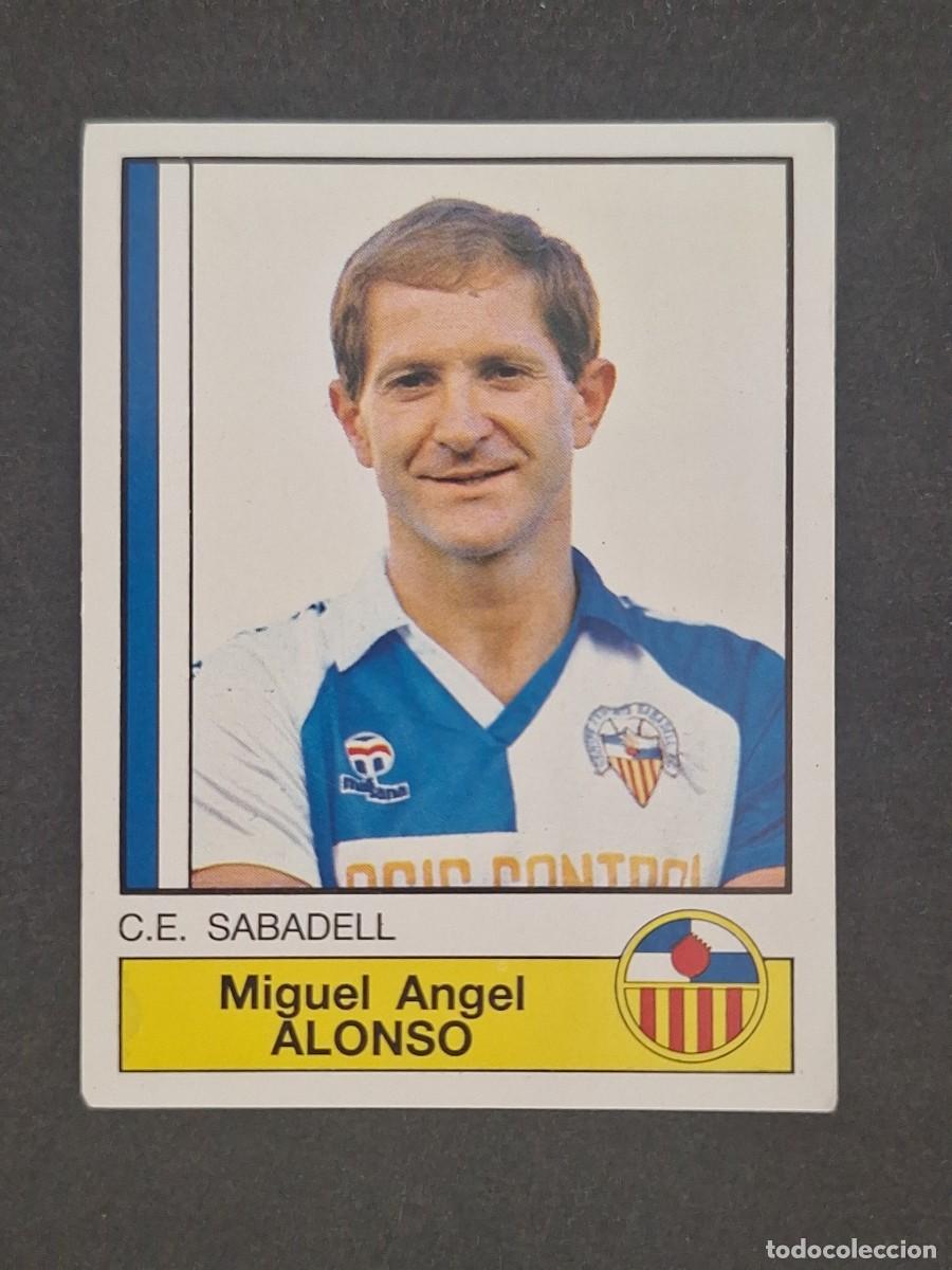 Fu&szlig;ball-Sticker: L1 ALONSO C. E. SABADELL 221 PANINI FUTBOL 87 86 87 NUNCA PEGADO SIN PEGAR