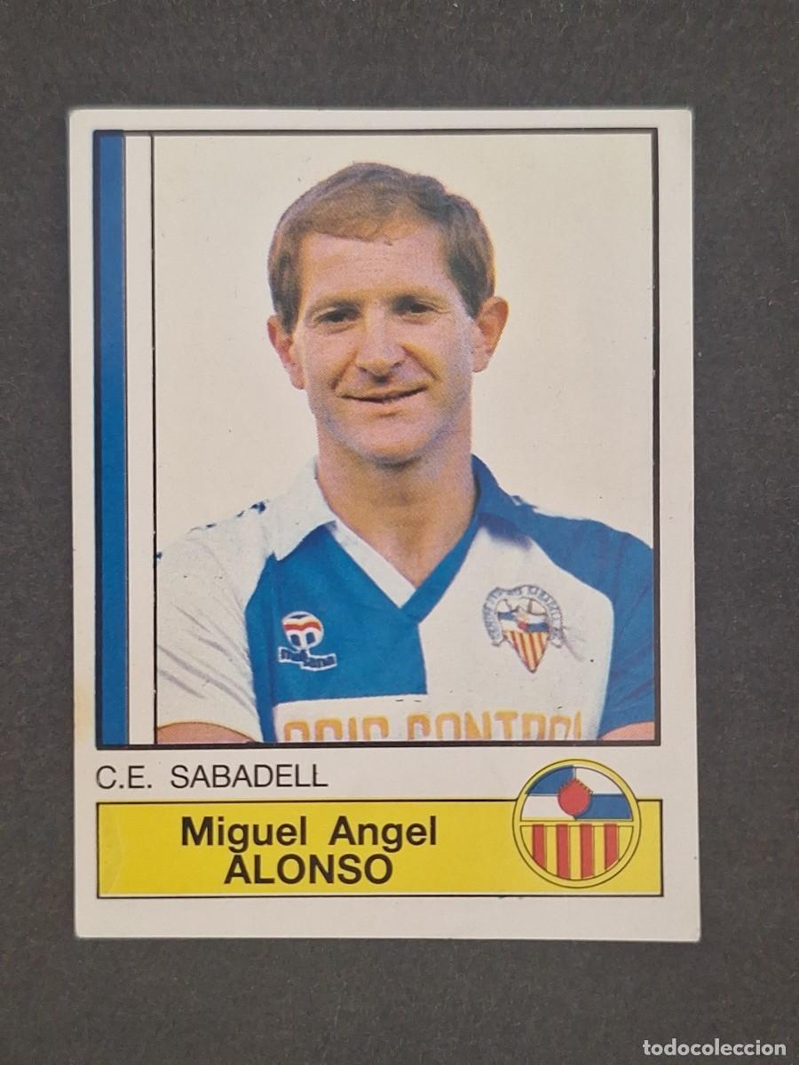 Cromos de f&uacute;tbol: L1 ALONSO C. E. SABADELL 221 PANINI FUTBOL 87 86 87 NUNCA PEGADO SIN PEGAR