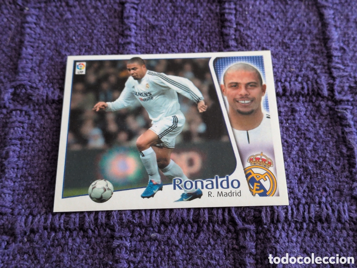 Figurine di Calcio: Liga este 2004 2005 04 05 panini Ronaldo Real Madrid. Nunca pegado. NUEVO