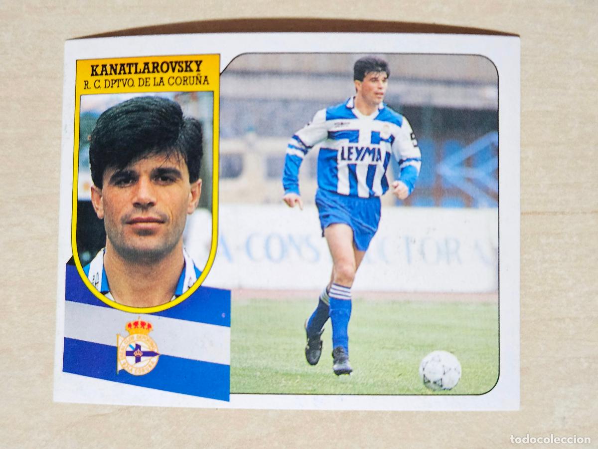 Cromos de f&uacute;tbol: ESTE 91 92 - KANATLAROVSKY - DEPORTIVO DE LA CORU&Ntilde;A - CROMO RECUPERADO