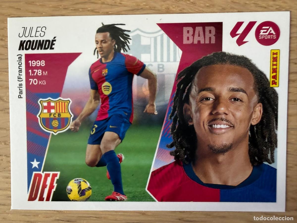 Cromos de f&uacute;tbol: 5 KOUNDE BARCELONA 25 26 2025 2026 LIGA EA SPORTS COLECCIONES ESTE SIN PEGAR STICKER