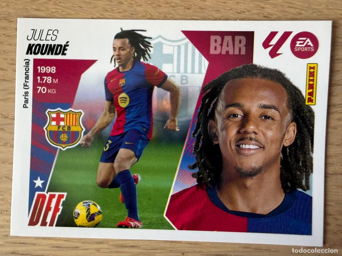 Cromos de f&uacute;tbol: 5 KOUNDE BARCELONA 25 26 2025 2026 LIGA EA SPORTS COLECCIONES ESTE SIN PEGAR STICKER