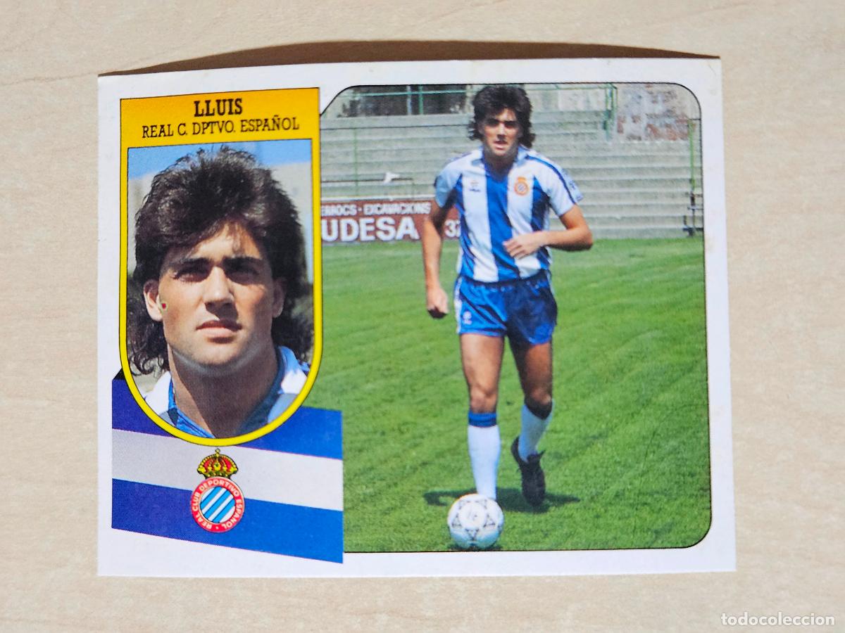 Cromos de f&uacute;tbol: ESTE 91 92 - LLUIS - ESPA&Ntilde;OL - CROMO RECUPERADO