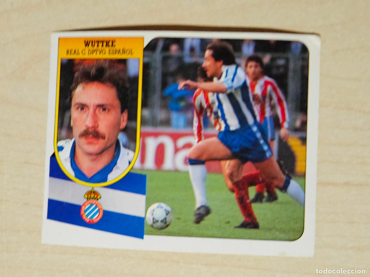 Cromos de f&uacute;tbol: ESTE 91 92 - WUTKE - ESPA&Ntilde;OL - CROMO RECUPERADO