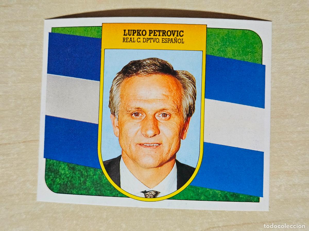 Cromos de f&uacute;tbol: ESTE 91 92 - LUPKO PETROVIC - ESPA&Ntilde;OL - CROMO RECUPERADO