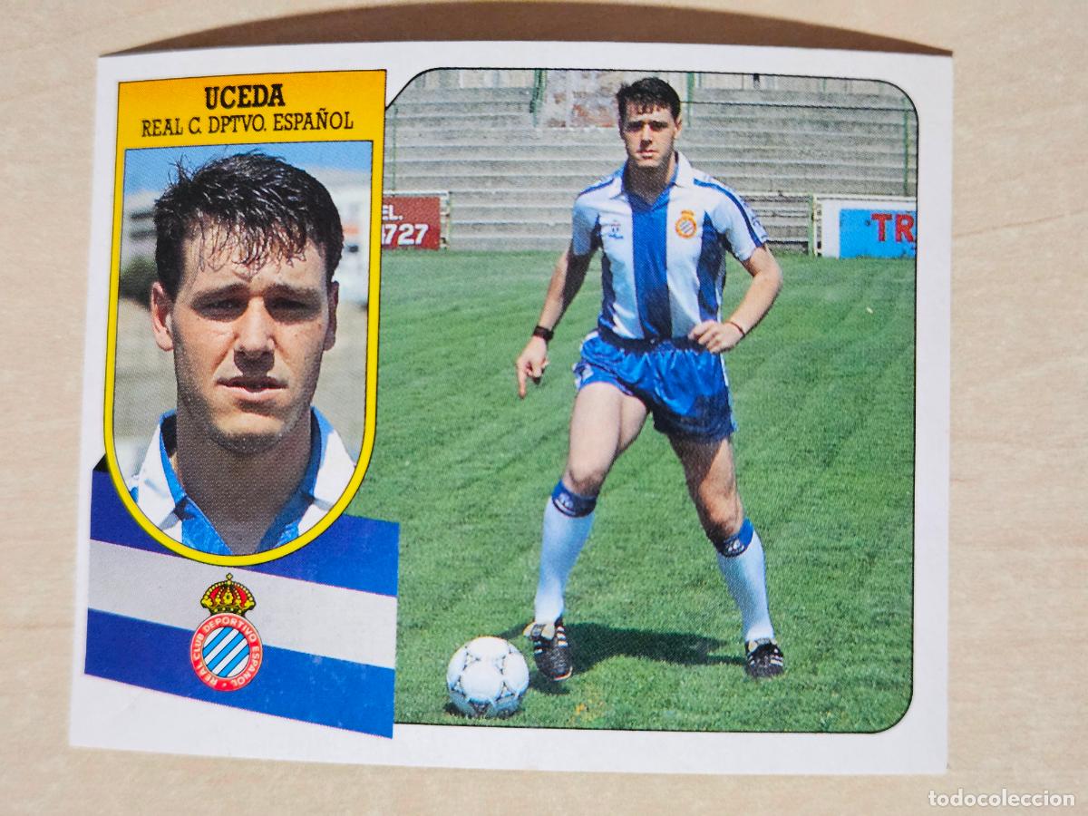 Cromos de f&uacute;tbol: ESTE 91 92 - UCEDA - ESPA&Ntilde;OL - CROMO RECUPERADO