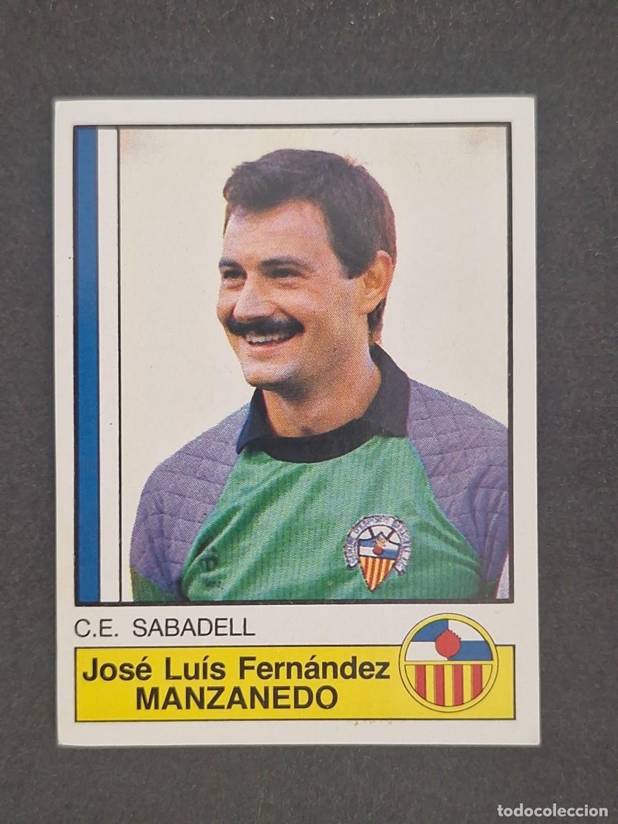 Cromos de f&uacute;tbol: L1 MANZANEDO C. E. SABADELL 226 PANINI FUTBOL 87 86 87 NUNCA PEGADO SIN PEGAR