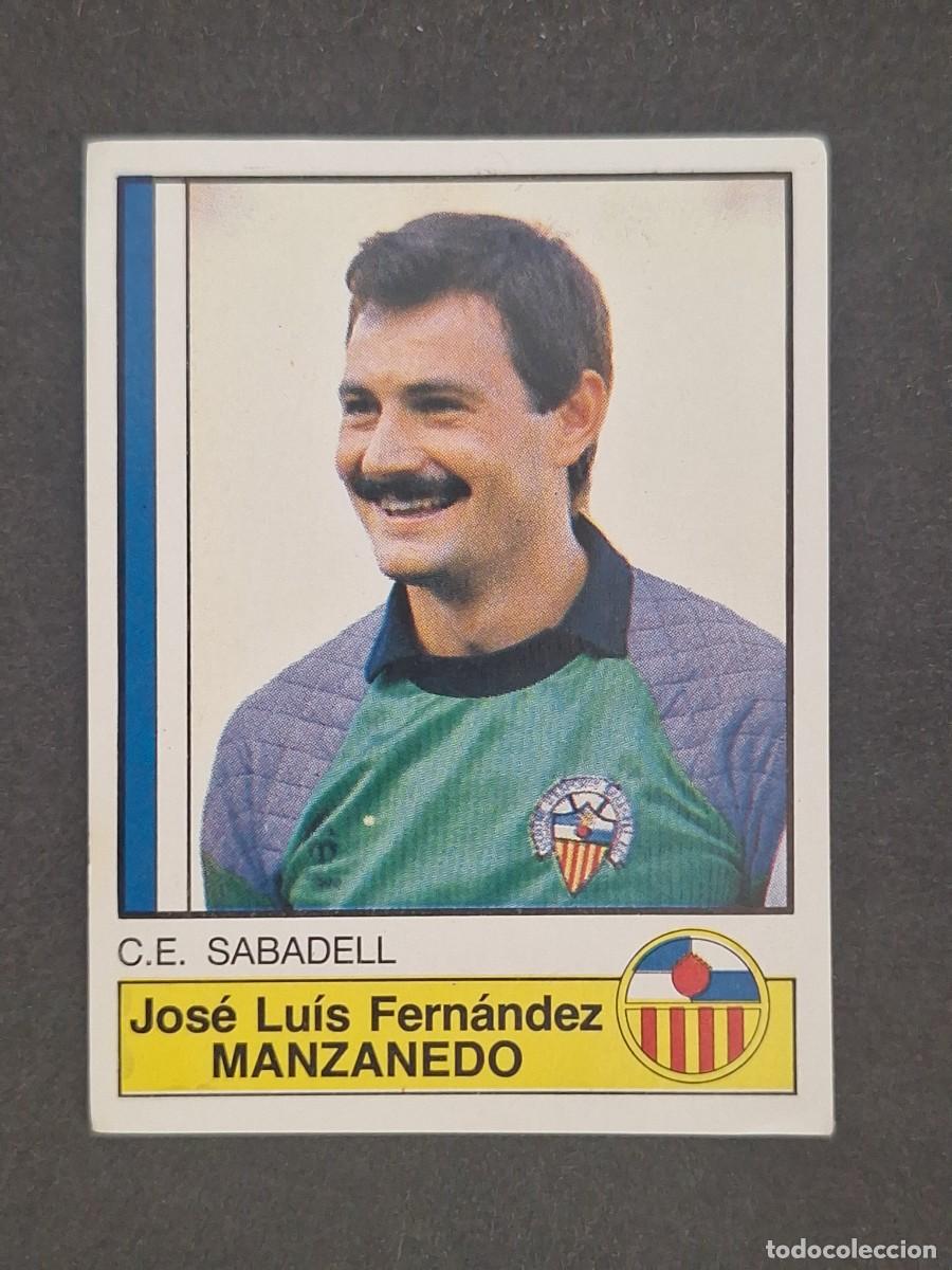 Cromos de f&uacute;tbol: L1 MANZANEDO C. E. SABADELL 226 PANINI FUTBOL 87 86 87 NUNCA PEGADO SIN PEGAR