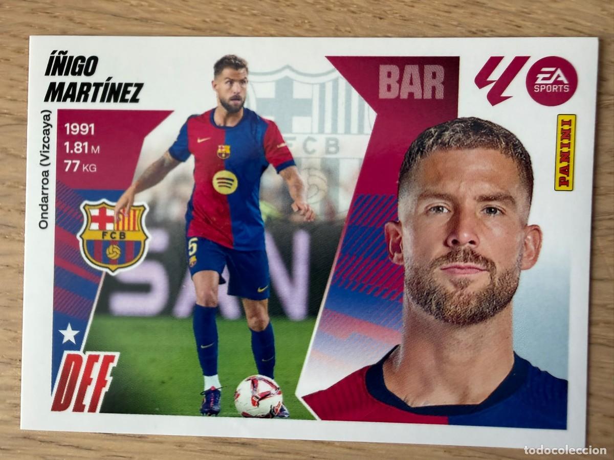 Cromos de f&uacute;tbol: 7 I&Ntilde;IGO MARTINEZ BARCELONA 25 26 2025 2026 LIGA EA SPORTS COLECCIONES ESTE SIN PEGAR STICKER