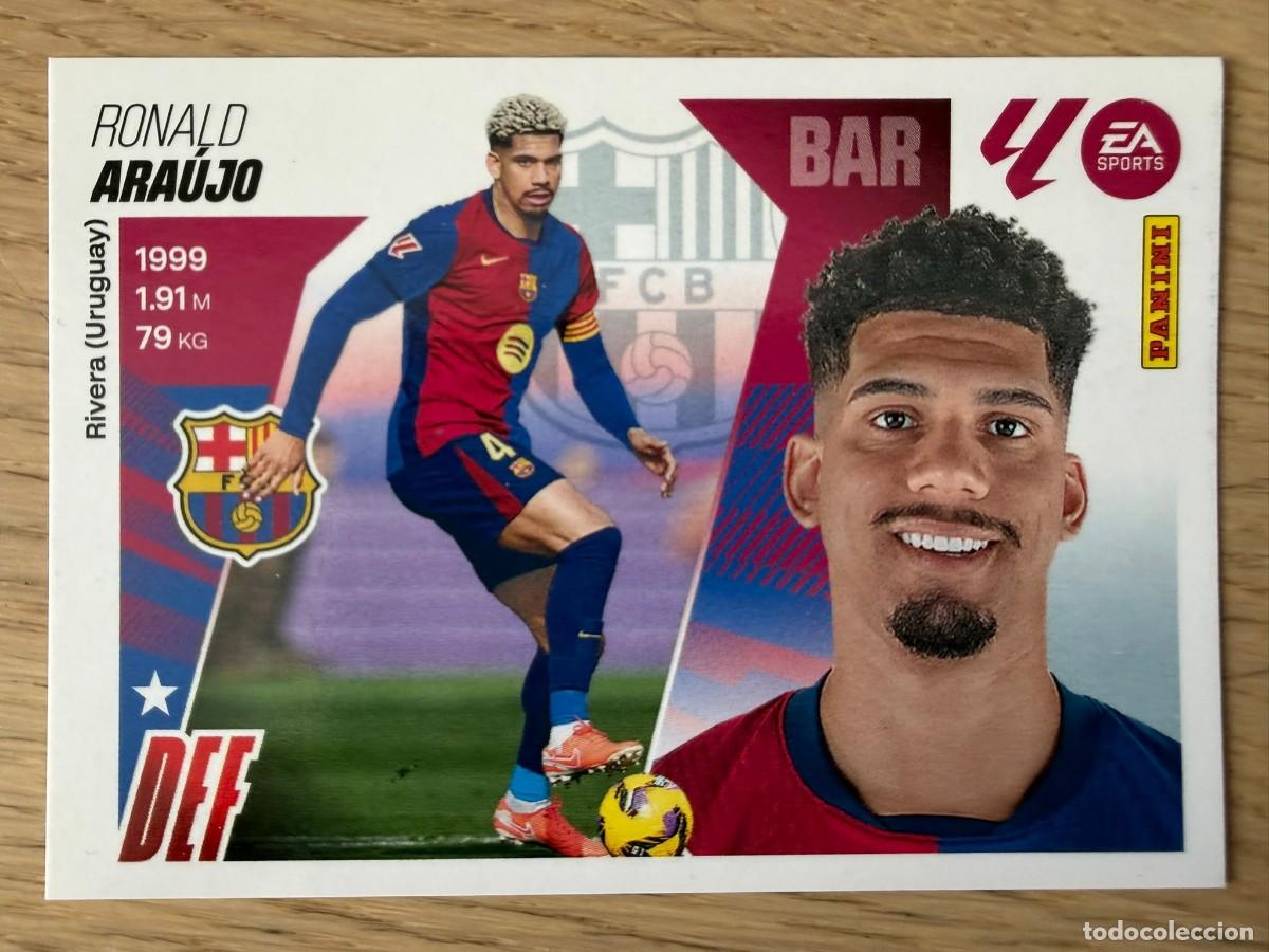 Cromos de f&uacute;tbol: 8A 8 A ARAUJO BARCELONA 25 26 2025 2026 LIGA EA SPORTS COLECCIONES ESTE SIN PEGAR STICKER