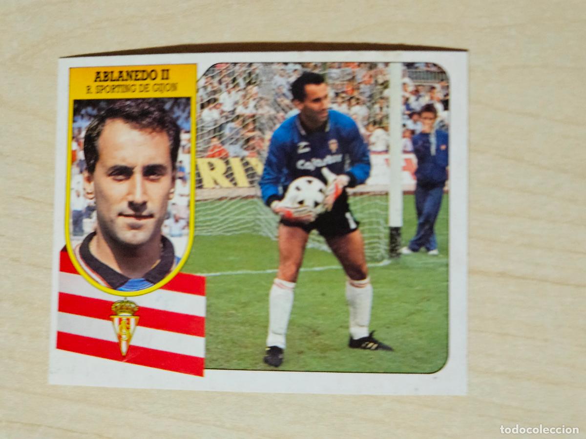 Cromos de f&uacute;tbol: ESTE 91 92 - ABLANEDO II - SPORTING DE GIJON - CROMO RECUPERADO