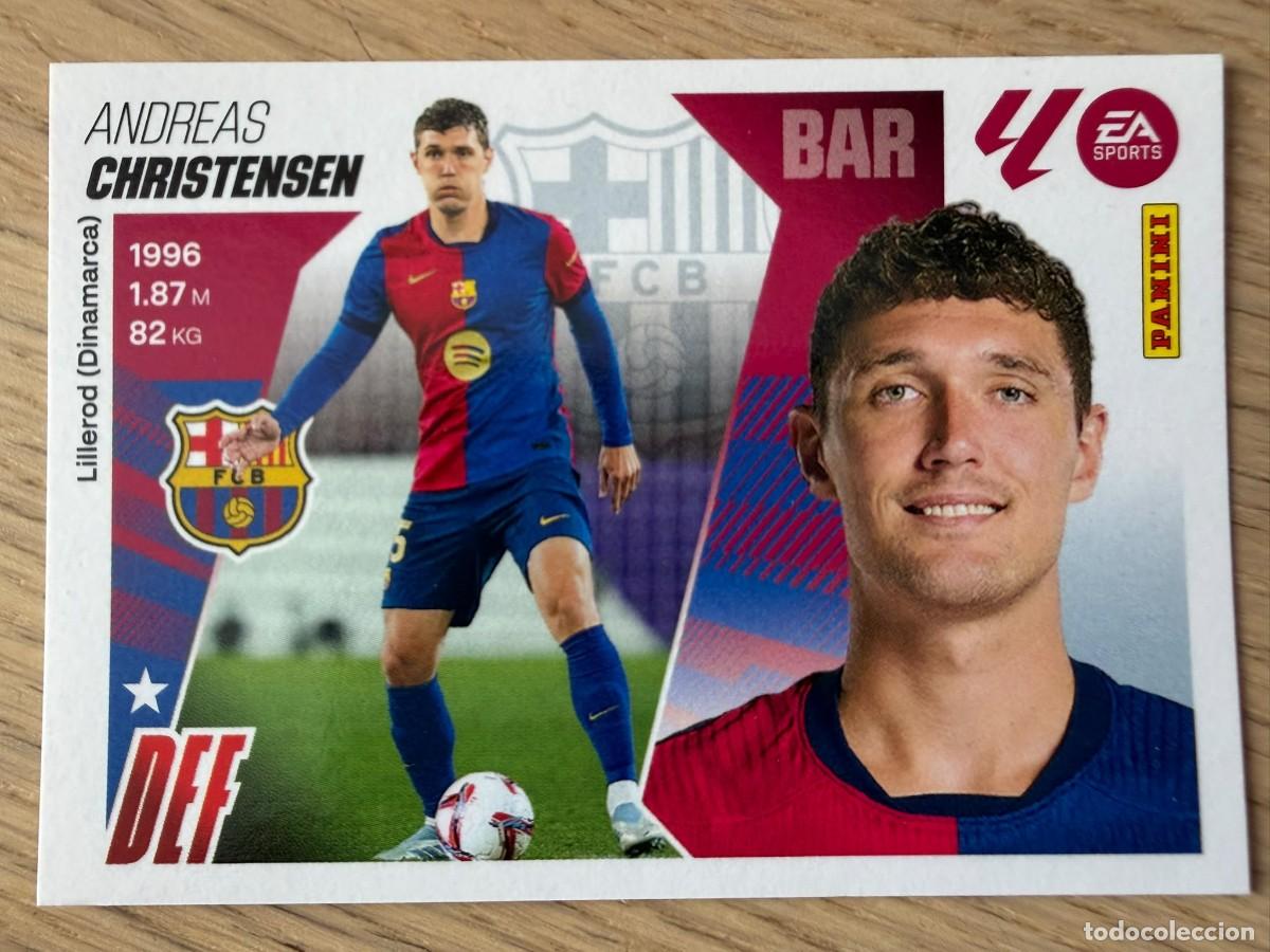 Cromos de f&uacute;tbol: 8B 8 B CHRISTENSEN BARCELONA 25 26 2025 2026 LIGA EA SPORTS COLECCIONES ESTE SIN PEGAR STICKER