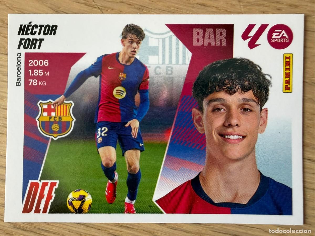 Cromos de f&uacute;tbol: 9B 9 B HECTOR FORT BARCELONA 25 26 2025 2026 LIGA EA SPORTS COLECCIONES ESTE SIN PEGAR STICKER