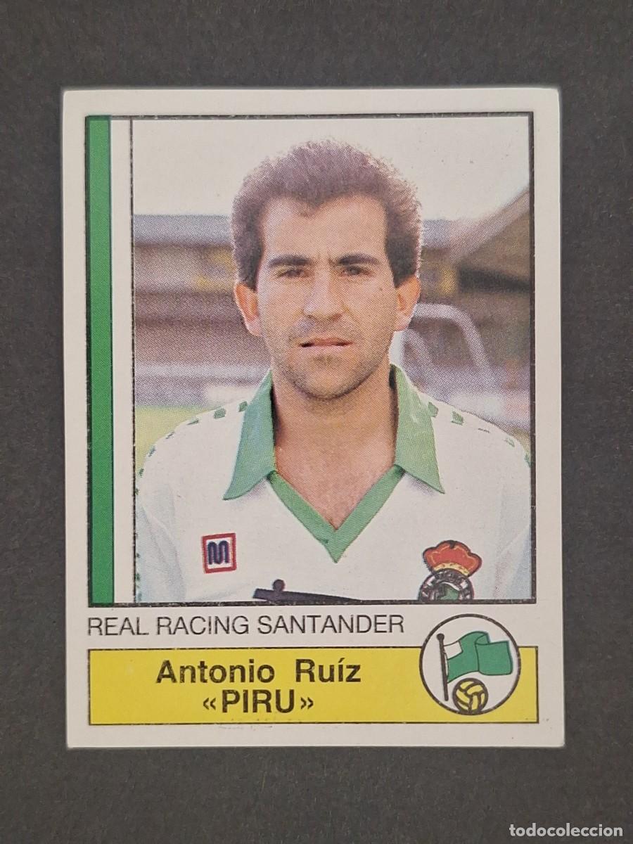 Cromos de f&uacute;tbol: L1 PIRU RACING DE SANTANDER 241 PANINI FUTBOL 87 86 87 NUNCA PEGADO SIN PEGAR