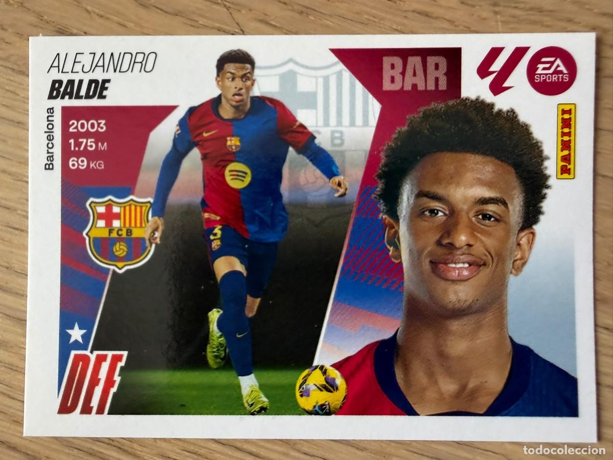 Fu&szlig;ball-Sticker: 10A 10 A BALDE BARCELONA 25 26 2025 2026 LIGA EA SPORTS COLECCIONES ESTE SIN PEGAR STICKER