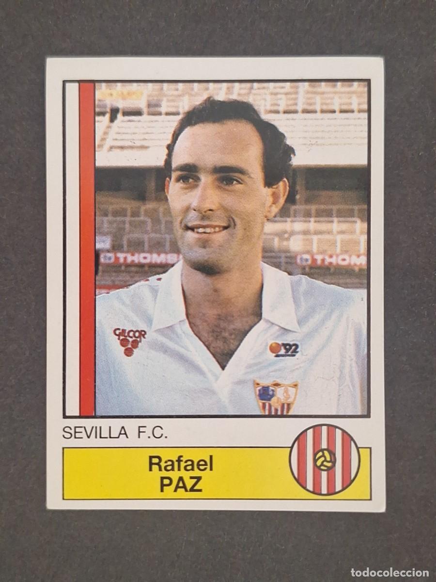 Cromos de Futebol: L1 RAFA PAZ SEVILLA F. C. 257 PANINI FUTBOL 87 86 87 NUNCA PEGADO SIN PEGAR
