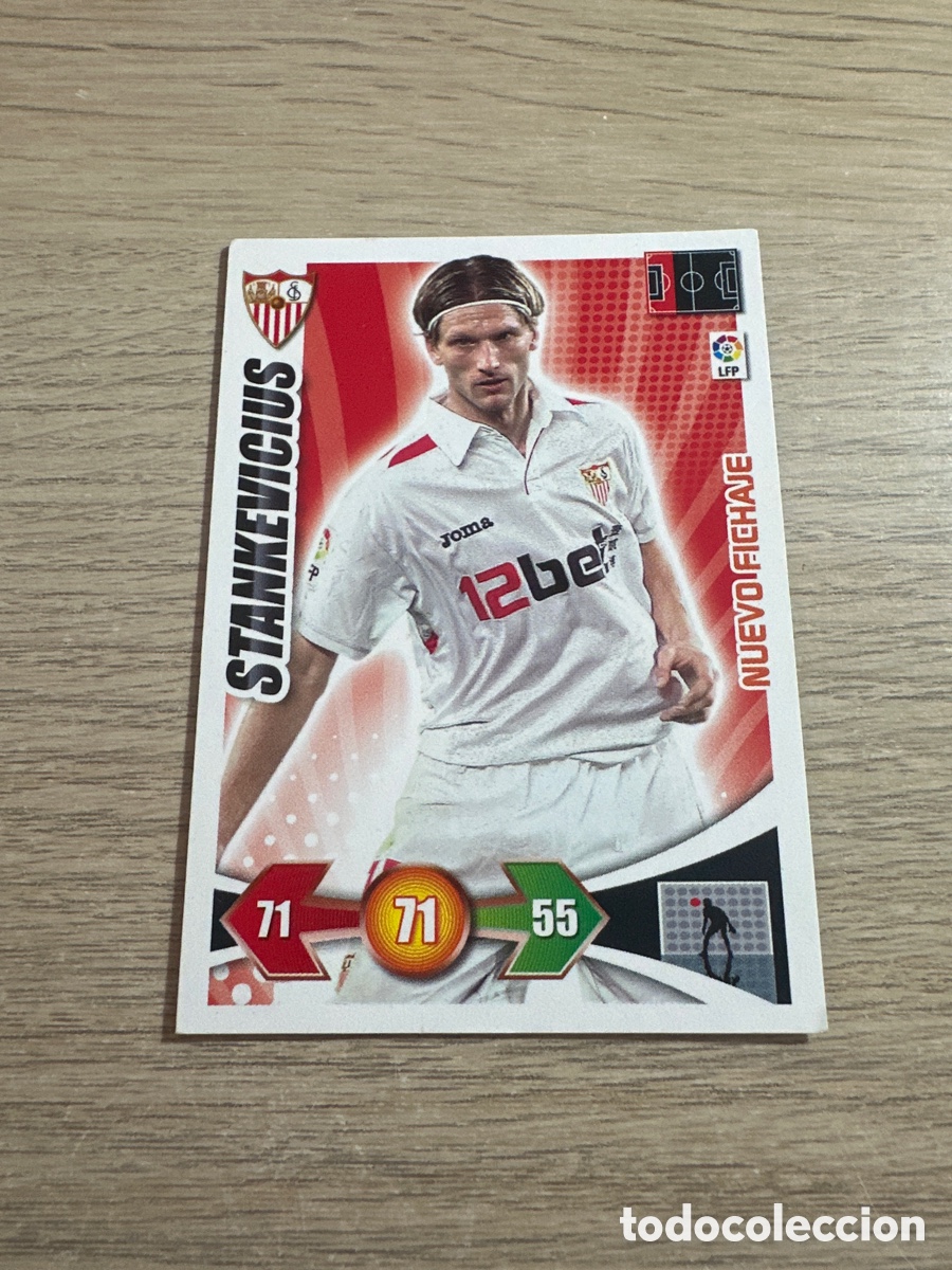 Cromos de Futebol: STANKEVICIUS NUEVO FICHAJE SEVILLA ADRENALYN 2009 2010 / 09 10 PANINI