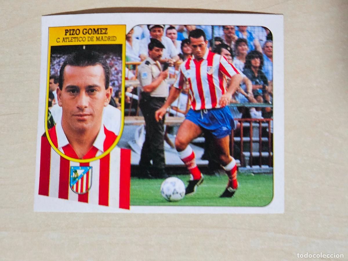 Cromos de Futebol: ESTE 91 92 - PIZO GOMEZ - ATLETICO DE MADRID - CROMO RECUPERADO