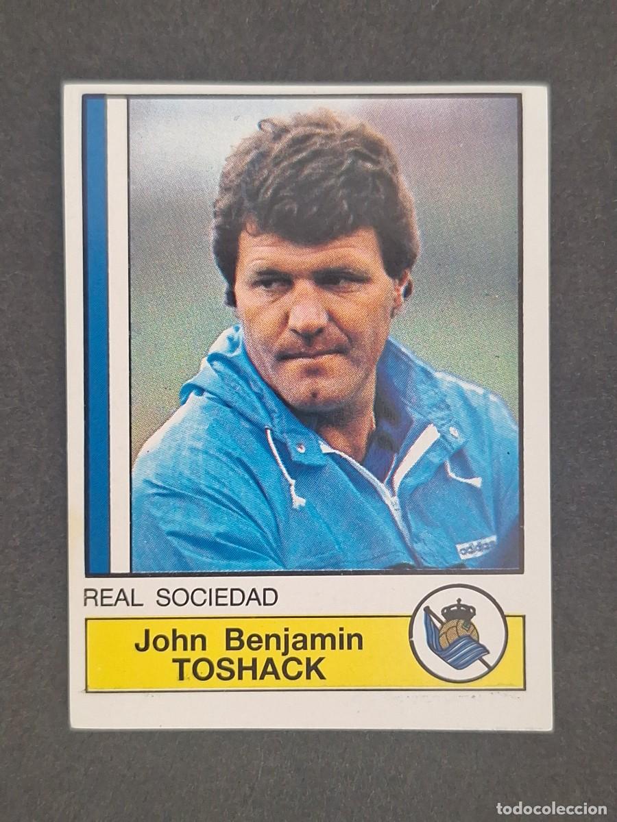 Cromos de Futebol: L1 TOSHACK ENTRENADOR REAL SOCIEDAD 268 PANINI FUTBOL 87 86 87 NUNCA PEGADO SIN PEGAR