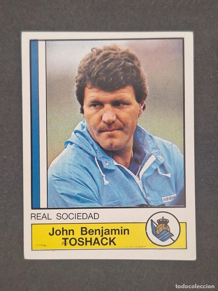 Cromos de Futebol: L1 TOSHACK ENTRENADOR REAL SOCIEDAD 268 PANINI FUTBOL 87 86 87 NUNCA PEGADO SIN PEGAR