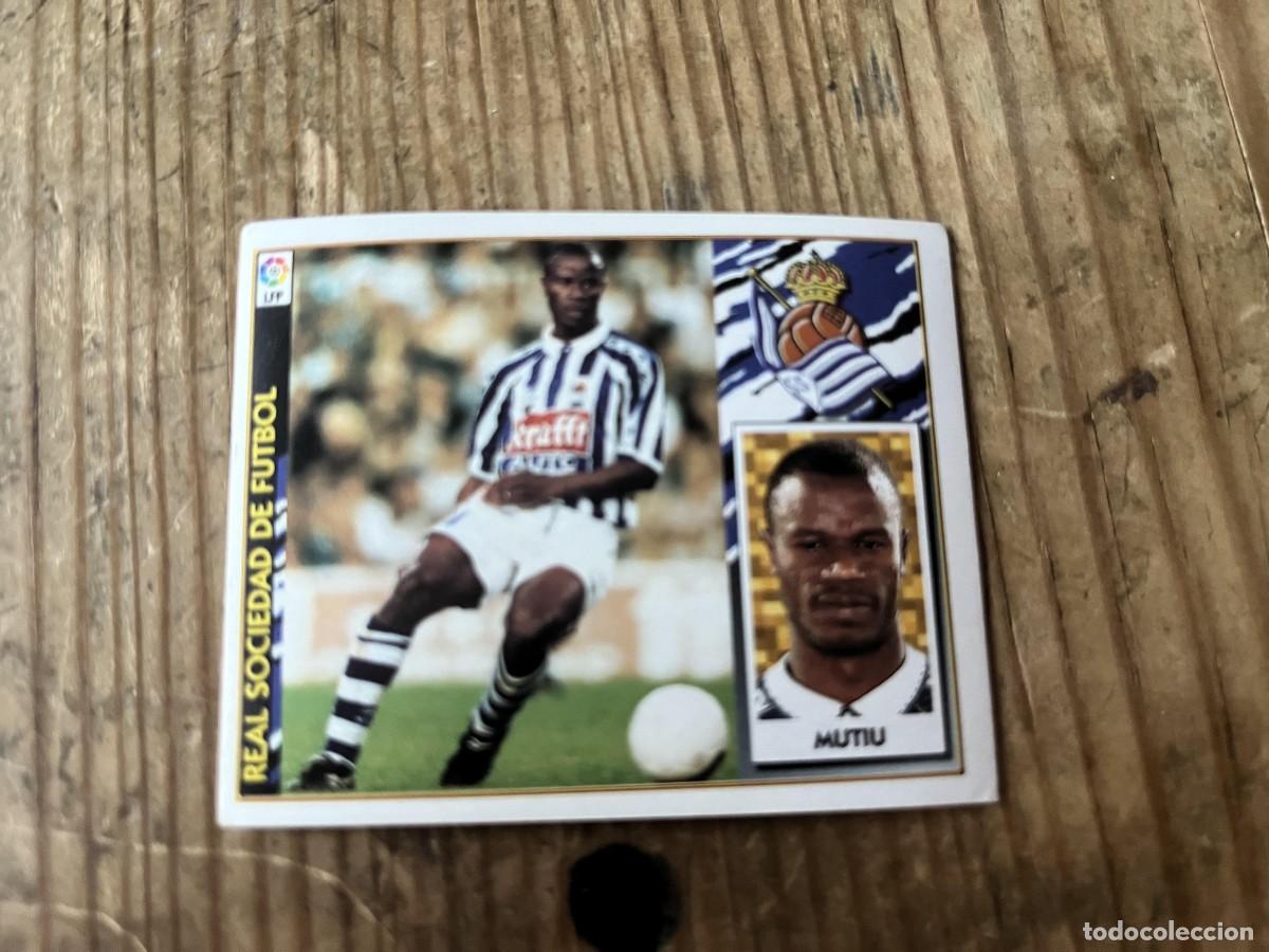 Cromos de Futebol: CROMO SIN PEGAR NUNCA PEGADO ALBUM LIGA ESTE 97 98 1997 1998 REAL SOCIEDAD MUTIU