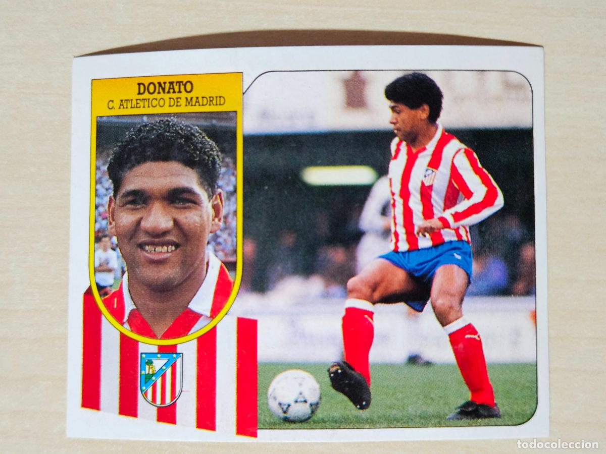 Cromos de Futebol: ESTE 91 92 - DONATO - ATLETICO DE MADRID - CROMO RECUPERADO