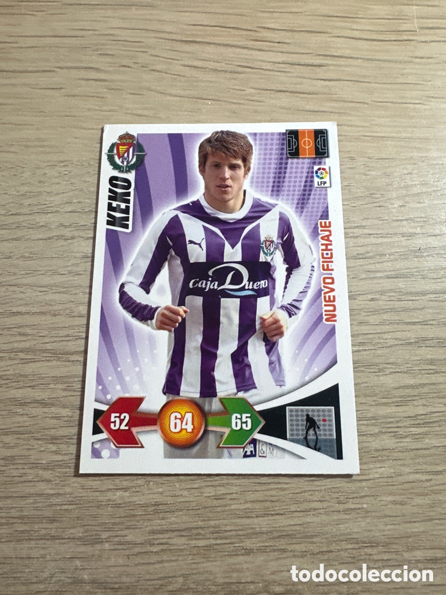 Football Stickers: KEKO NUEVO FICHAJE VALLADOLID ADRENALYN 2009 2010 / 09 10 PANINI