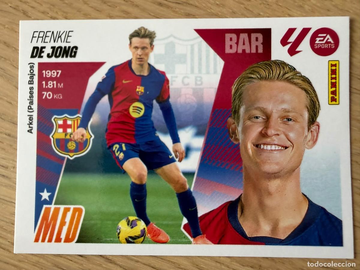 Cartes &agrave; collectionner de Football: 12 DE JONG BARCELONA 25 26 2025 2026 LIGA EA SPORTS COLECCIONES ESTE SIN PEGAR STICKER