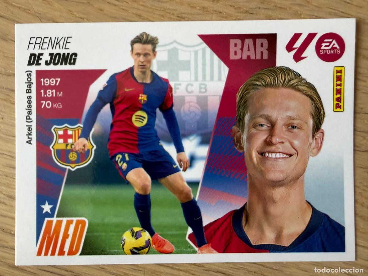 Cartes &agrave; collectionner de Football: 12 DE JONG BARCELONA 25 26 2025 2026 LIGA EA SPORTS COLECCIONES ESTE SIN PEGAR STICKER