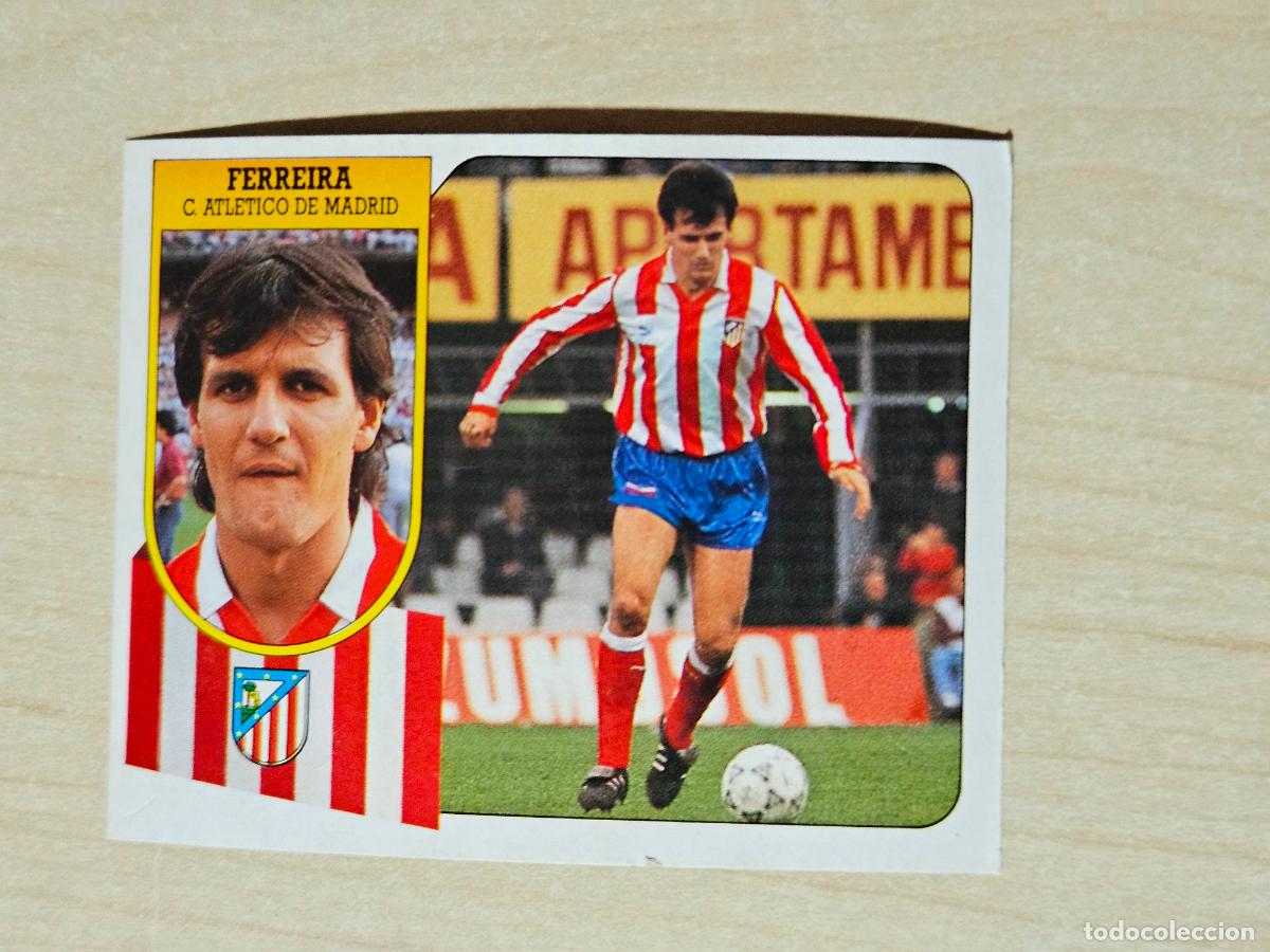 Cartes &agrave; collectionner de Football: ESTE 91 92 - FERREIRA - ATLETICO DE MADRID - CROMO RECUPERADO