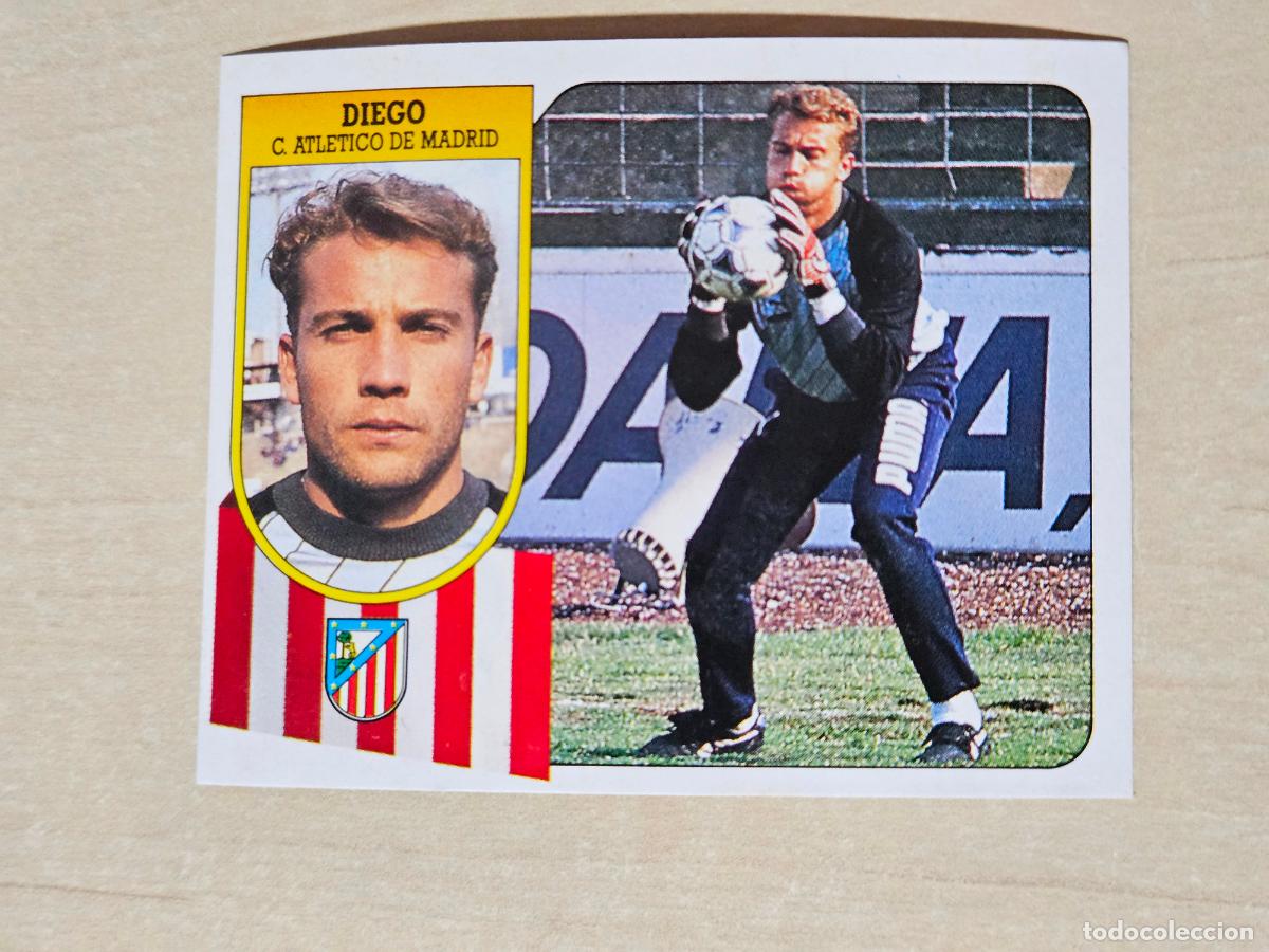 Cartes &agrave; collectionner de Football: ESTE 91 92 - DIEGO - ATLETICO DE MADRID - CROMO RECUPERADO