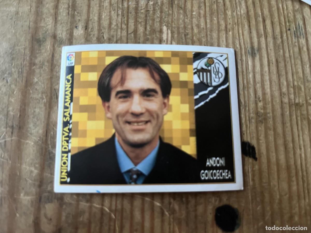 Cartes &agrave; collectionner de Football: CROMO SIN PEGAR NUNCA PEGADO ALBUM LIGA ESTE 97 98 1997 1998 SALAMANCA ENTRENADOR ANDONI GOICOECHEA