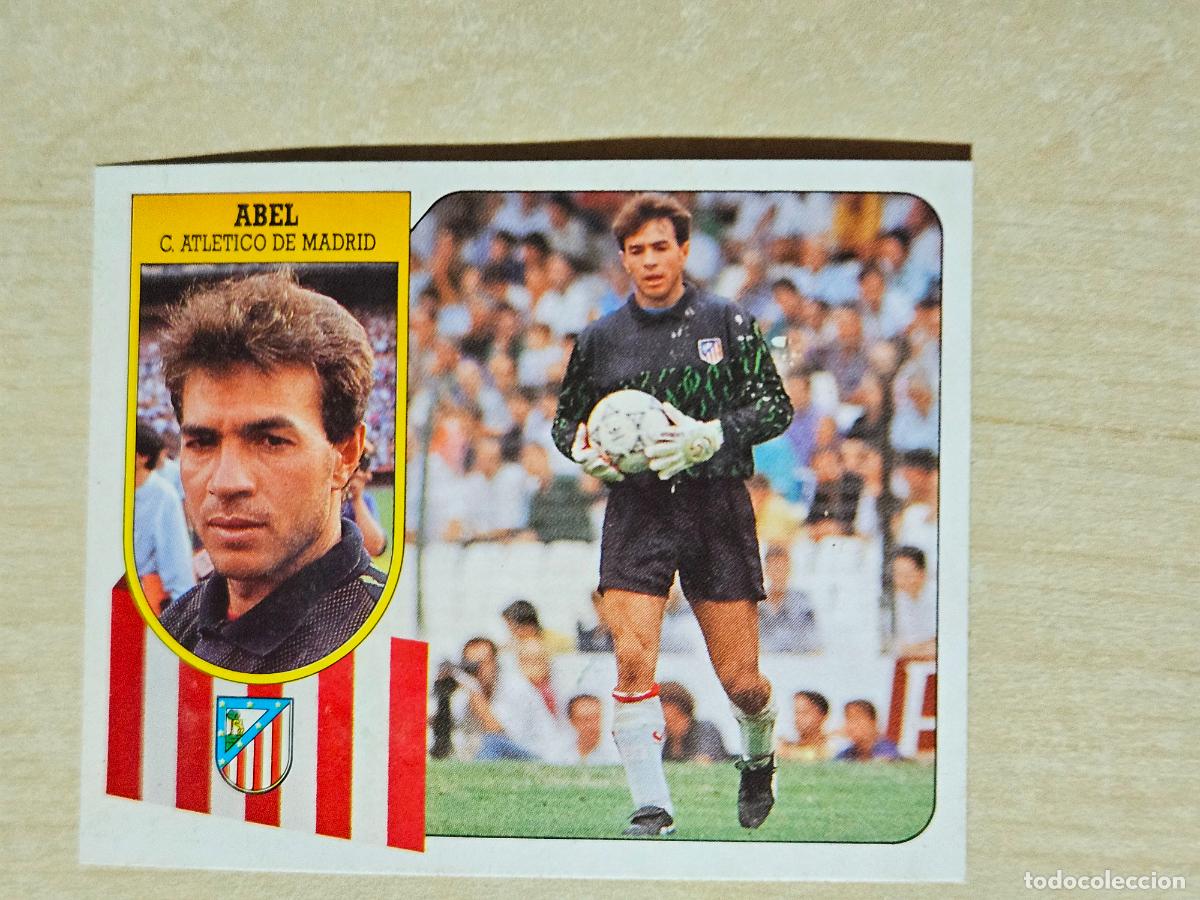 Cartes &agrave; collectionner de Football: ESTE 91 92 - ABEL - ATLETICO DE MADRID - CROMO RECUPERADO