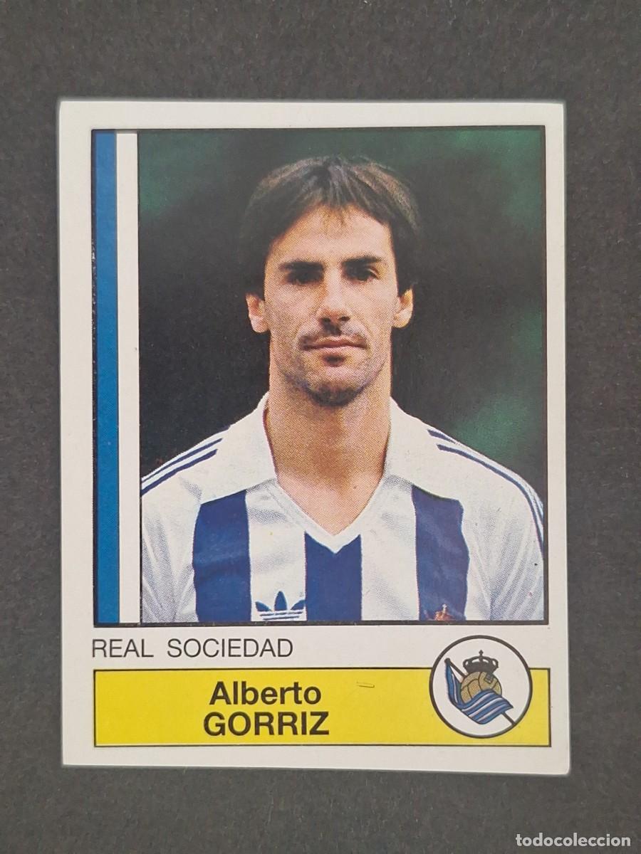 Cromos de f&uacute;tbol: L1 GORRIZ REAL SOCIEDAD 272 PANINI FUTBOL 87 86 87 NUNCA PEGADO SIN PEGAR