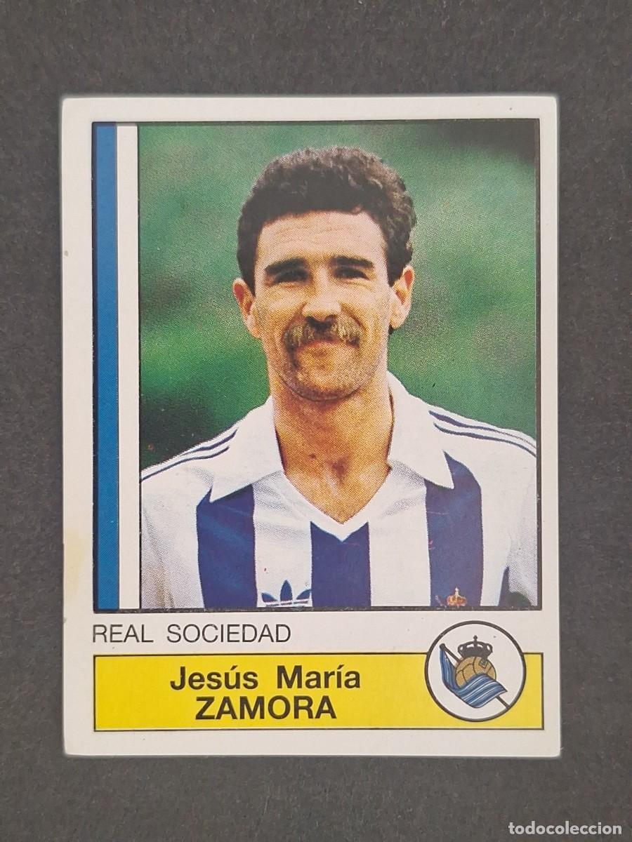 Cromos de f&uacute;tbol: L1 ZAMORA REAL SOCIEDAD 275 PANINI FUTBOL 87 86 87 NUNCA PEGADO SIN PEGAR