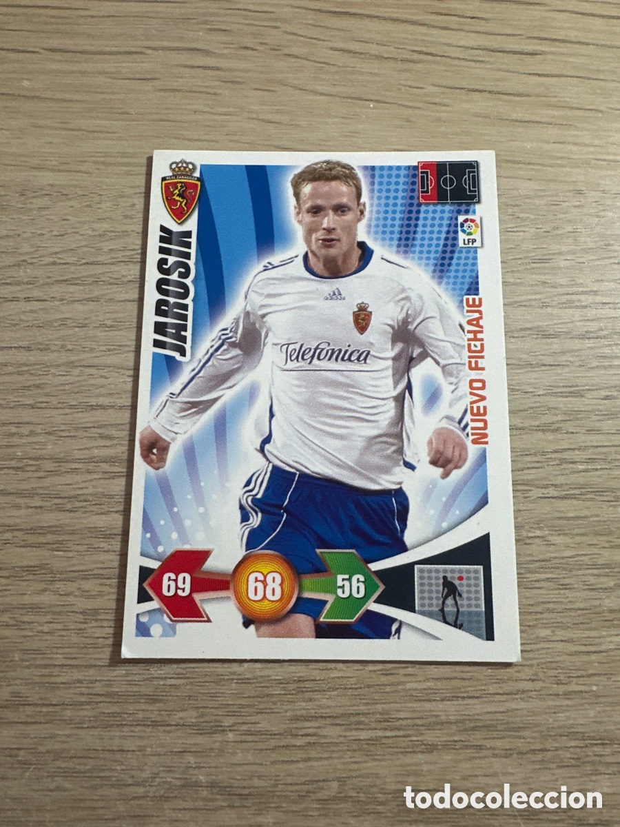 Cromos de f&uacute;tbol: JAROSIK NUEVO FICHAJE ZARAGOZA ADRENALYN 2009 2010 / 09 10 PANINI