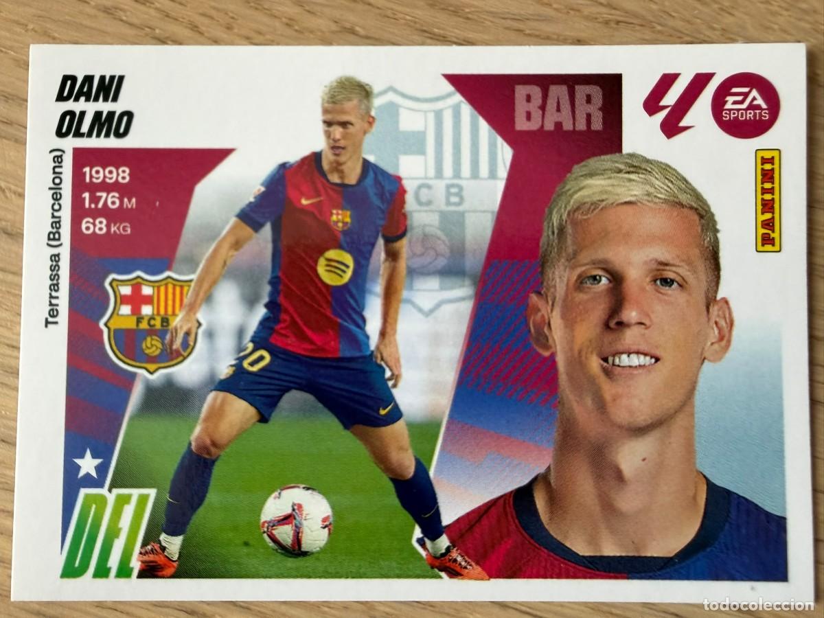 Cromos de f&uacute;tbol: 16 DANI OLMO BARCELONA 25 26 2025 2026 LIGA EA SPORTS COLECCIONES ESTE SIN PEGAR STICKER
