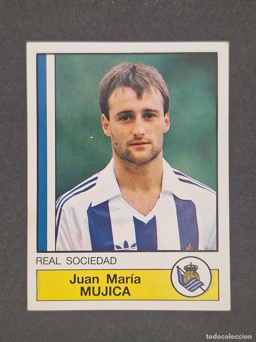Fu&szlig;ball-Sticker: L1 MUJICA REAL SOCIEDAD 278 PANINI FUTBOL 87 86 87 NUNCA PEGADO SIN PEGAR